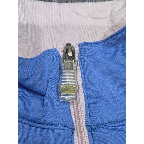 Kastel Charlotte Ladies 1/4 Zip Top Denmark Light Blue/White S A003355 - Picture 7 of 14